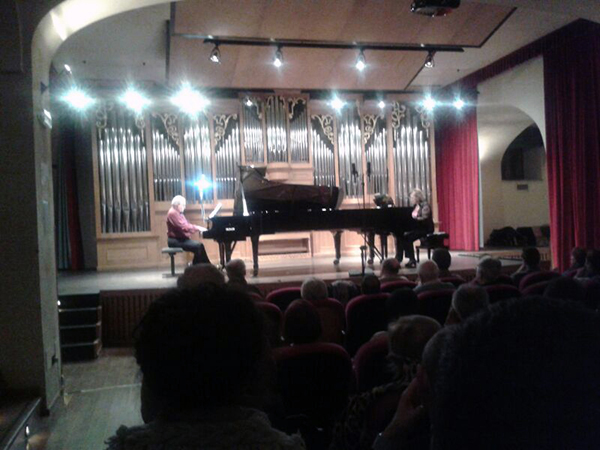 Concerto pianistico del duo Giovanna Buratti e Vincenzo Cerutti.