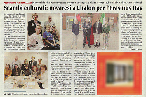 Corriere di Novara del 22 ottobre 2018. Corriere di Novara del 22 ottobre 2018.